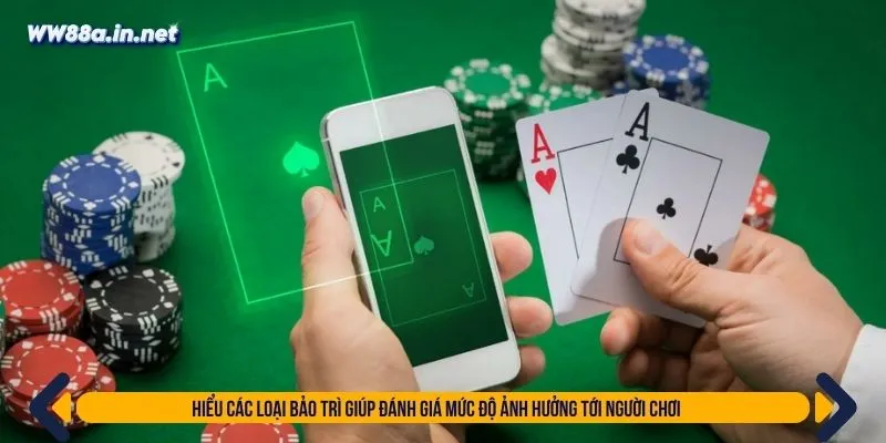 Hiểu các loại bảo trì giúp đánh giá mức độ ảnh hưởng tới người chơi